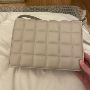 Quilted leather crossbody bag